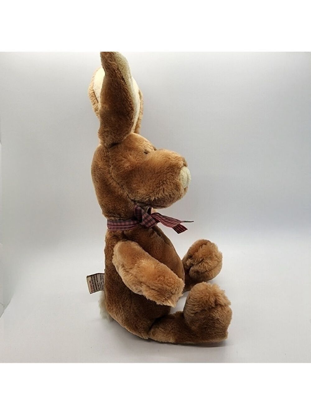 GUND Vintage Clover the Brown Bunny rabbit long snoopy face plush stuffed animal - Picture 5 of 14